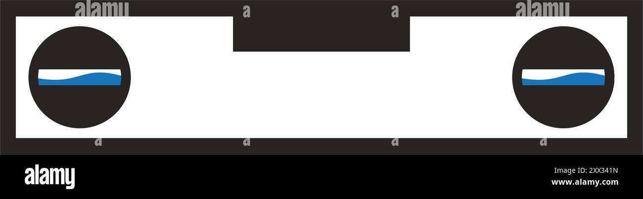 waterpass vector icon illustration simple design Stock Vector