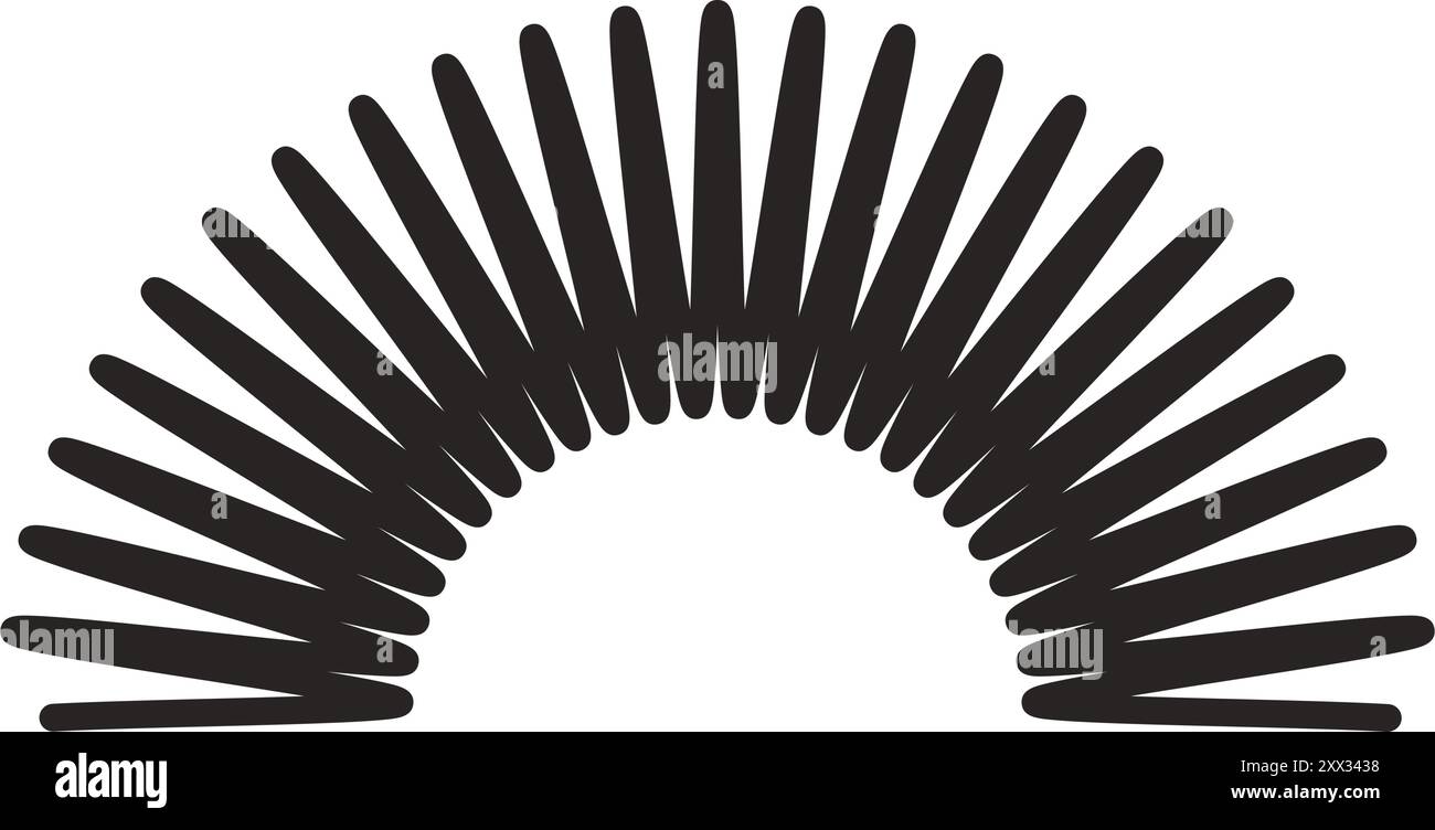 Spring wire illustration Cut Out Stock Images & Pictures - Alamy