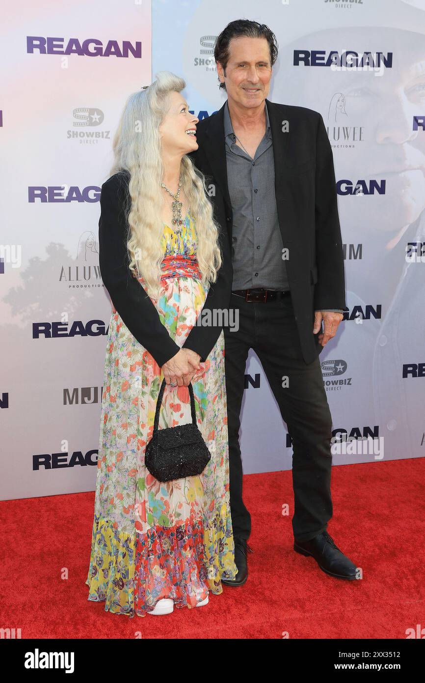 August 20, 2024, Los Angeles, California, USA: Frances Fisher, David Sobel at the Los Angeles Premiere of Reagan at the TCL Chinese Theatre IMAX (Credit Image: © Nina Prommer/ZUMA Press Wire) EDITORIAL USAGE ONLY! Not for Commercial USAGE! Stock Photo