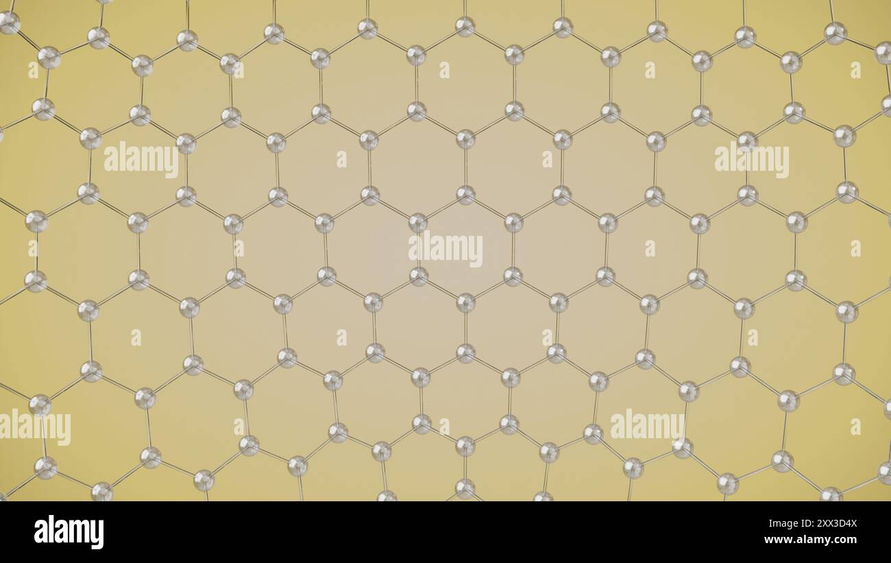 Abstract background with golden spheres - 3D illustration Stock Photo ...