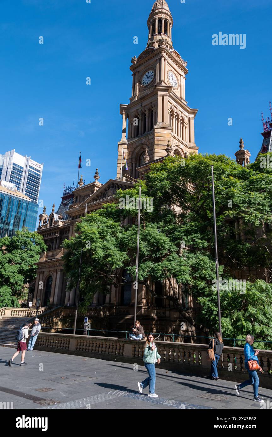 Sydney town hall clock tower hi-res stock photography and images - Alamy