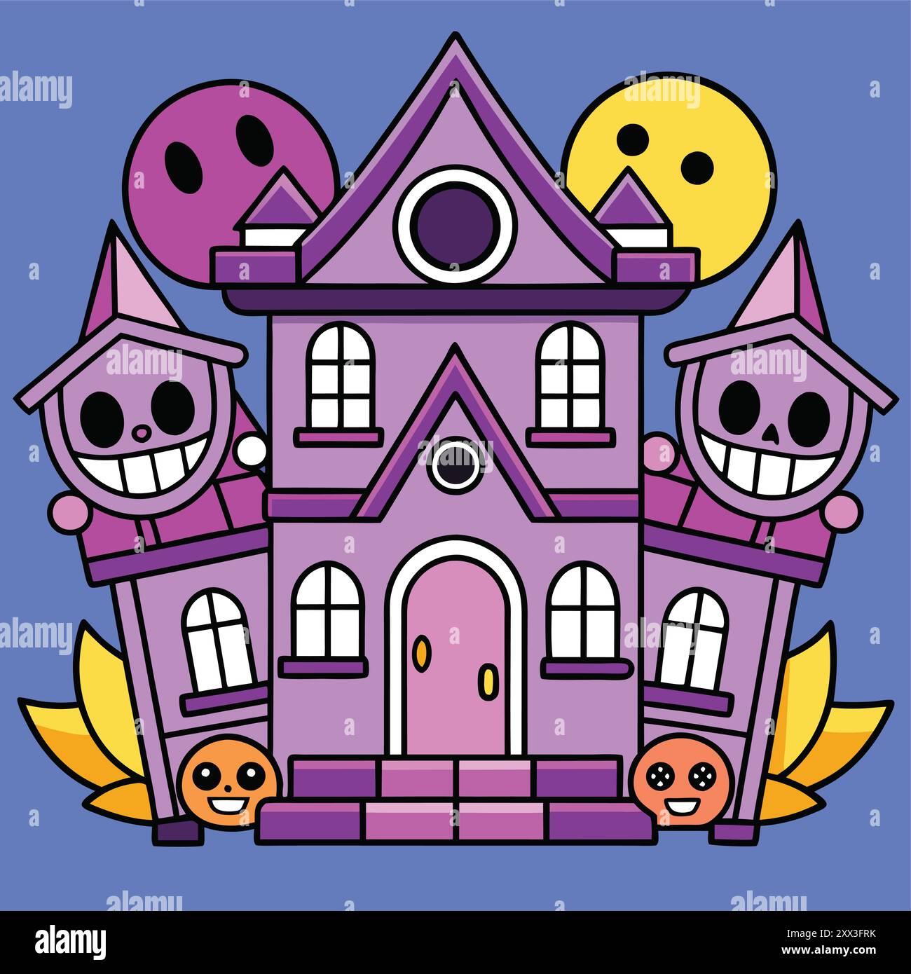 Animated Haunted House Stock Vector Images Alamy animated-haunted-house-stock-vector-images-alamy