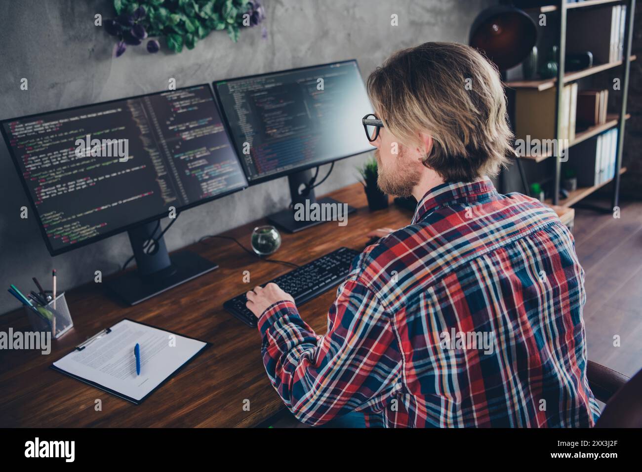 Successful tester employee hi-res stock photography and images - Alamy