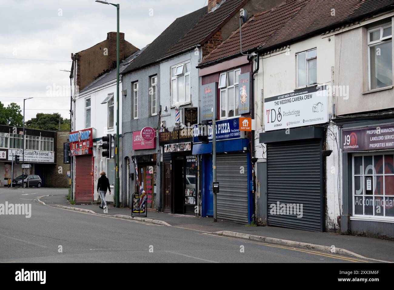 Pinfold Street, Darlaston town centre, West Midlands, England, UK Stock ...