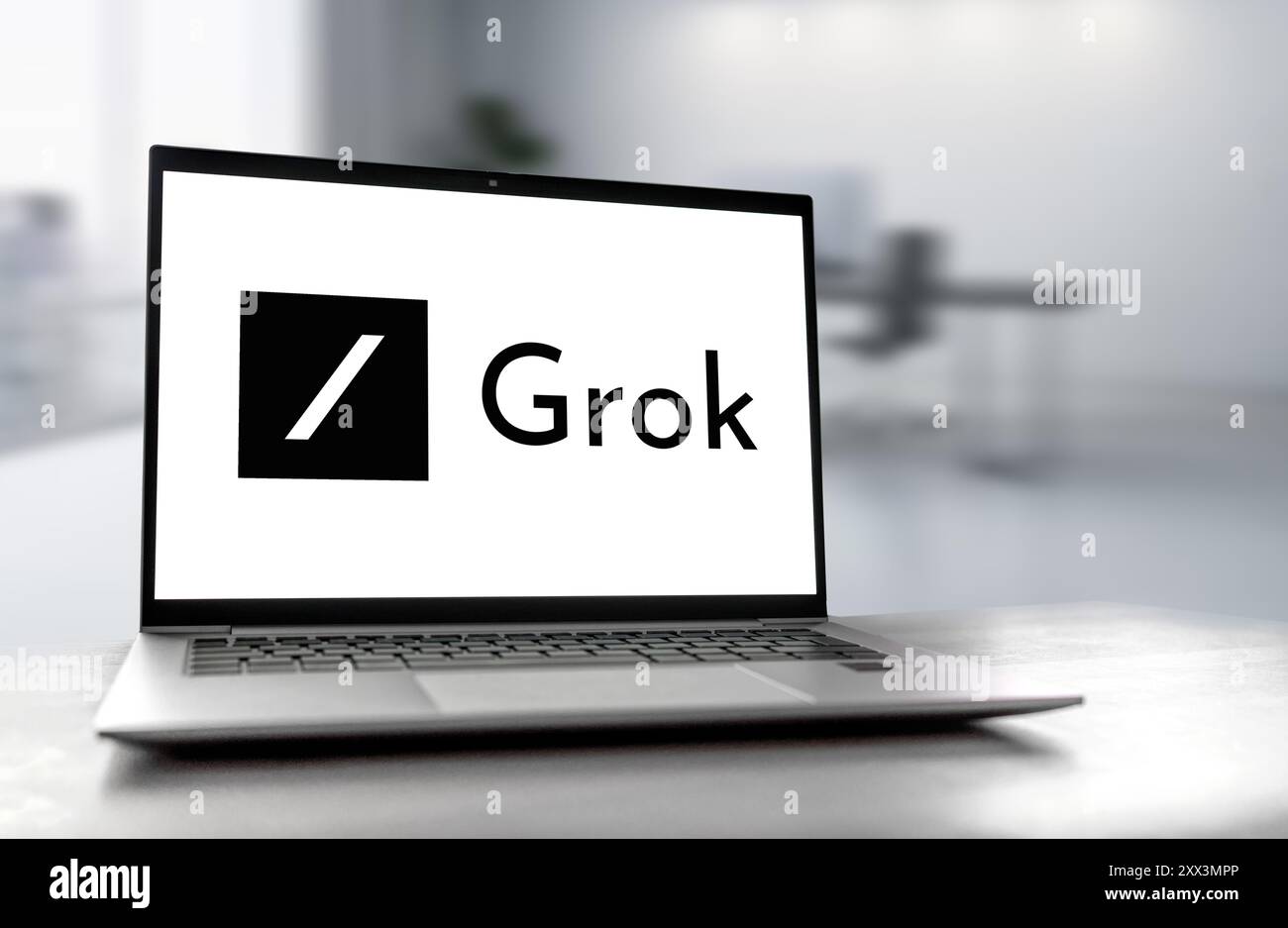 Grok generative artificial intelligence chatbot developed by xAI Stock