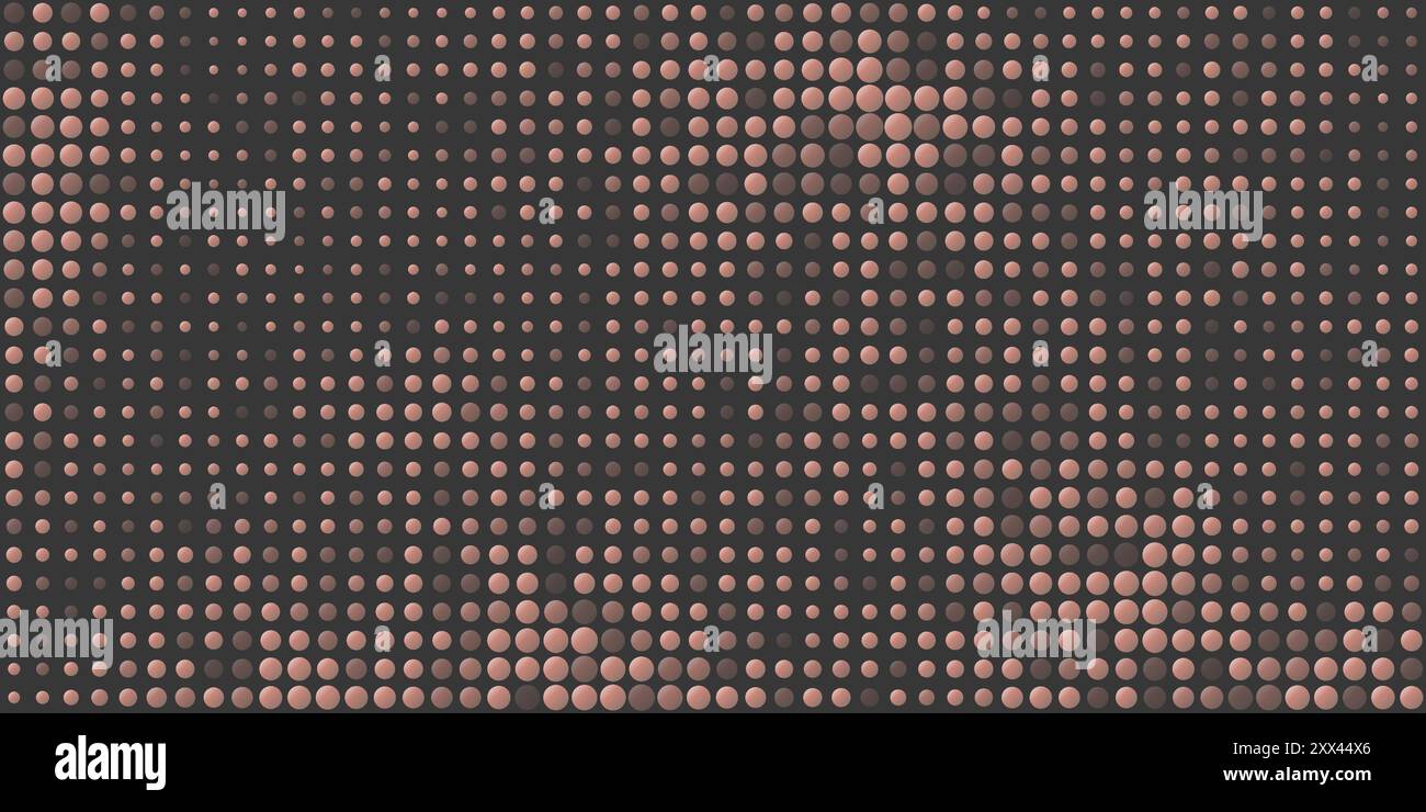 Abstract Colorful Spotted Pixels Pattern with Spots of Various Sizes ...