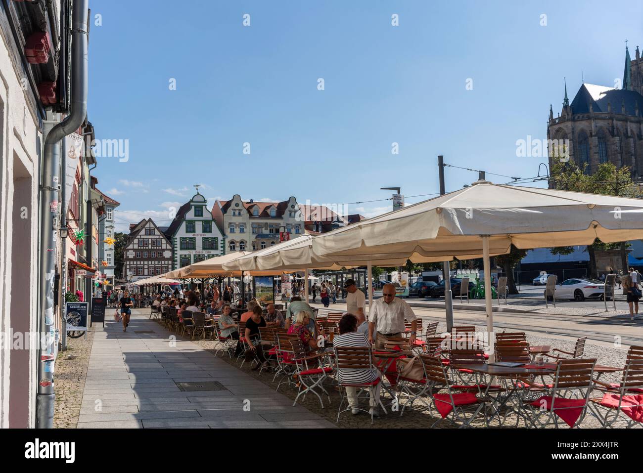 Restaurants With Outdoor Seating Around Domplatz And Domstrasse In The 