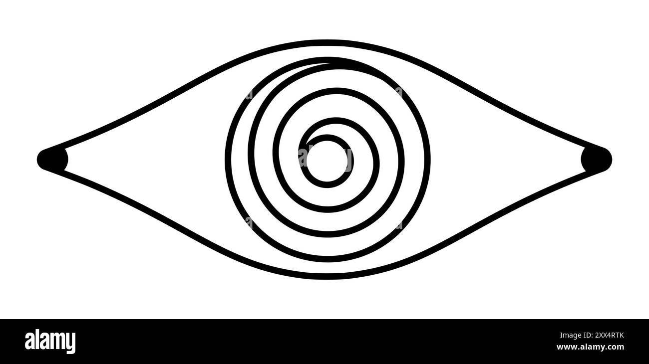 Hypnosis eye spiral hi-res stock photography and images - Alamy