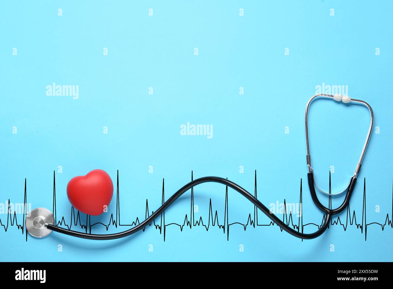 Ekg electrocardiogram blue hi-res stock photography and images - Alamy