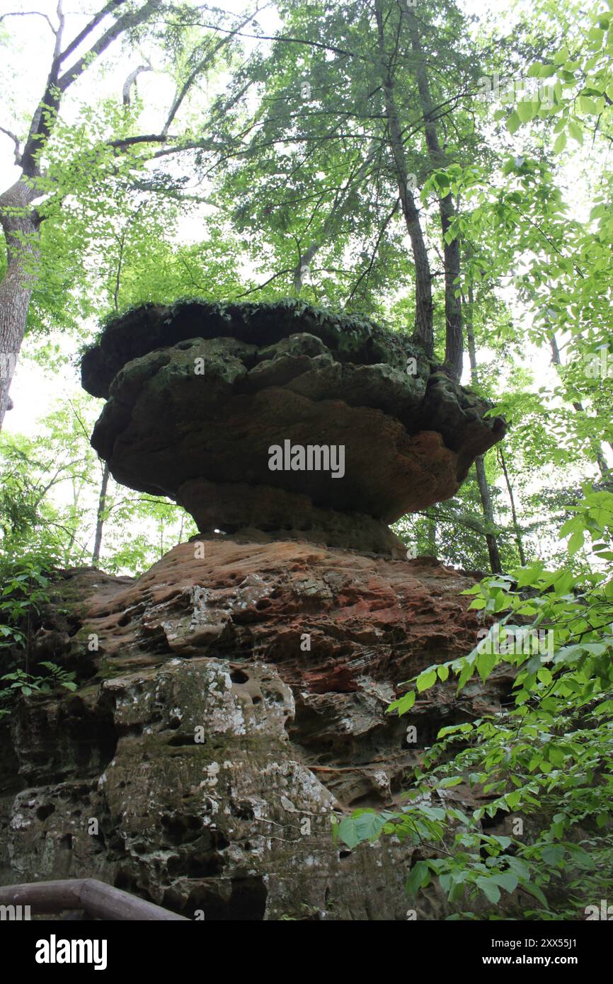 Rock Formation Natural Bridge KY Outdoors Erosion Stock Photo - Alamy