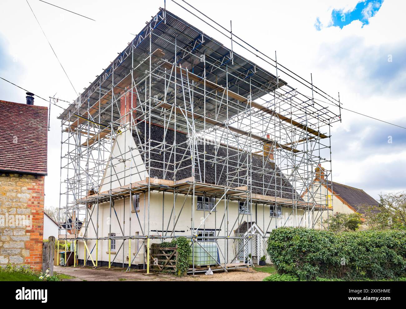 Temporary roof protection