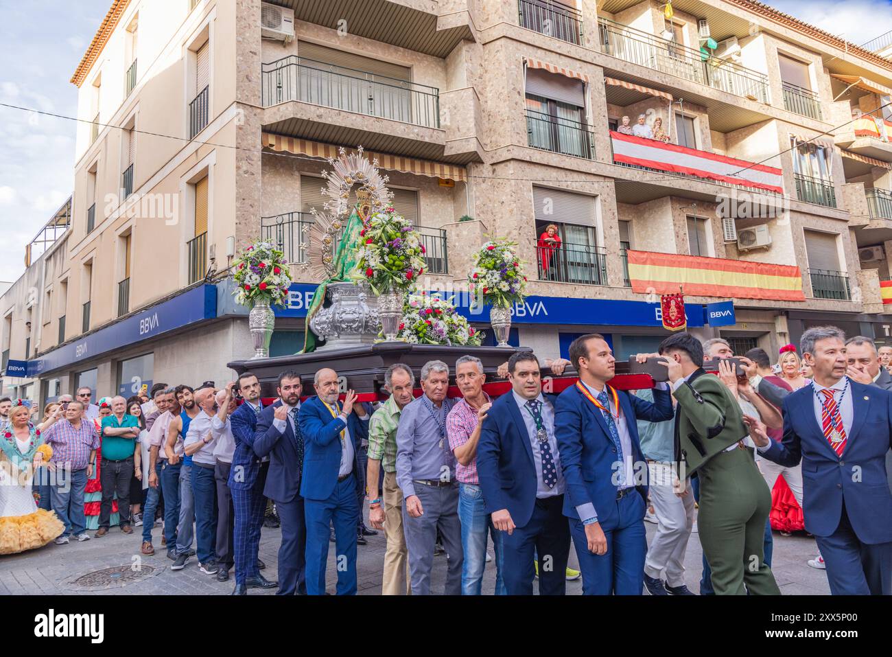 BDM Bracciale Virgen De La Cabeza, Andújar-Jaén, Spagna – Tessuto Morbido E Regolabile, Idea Regalo