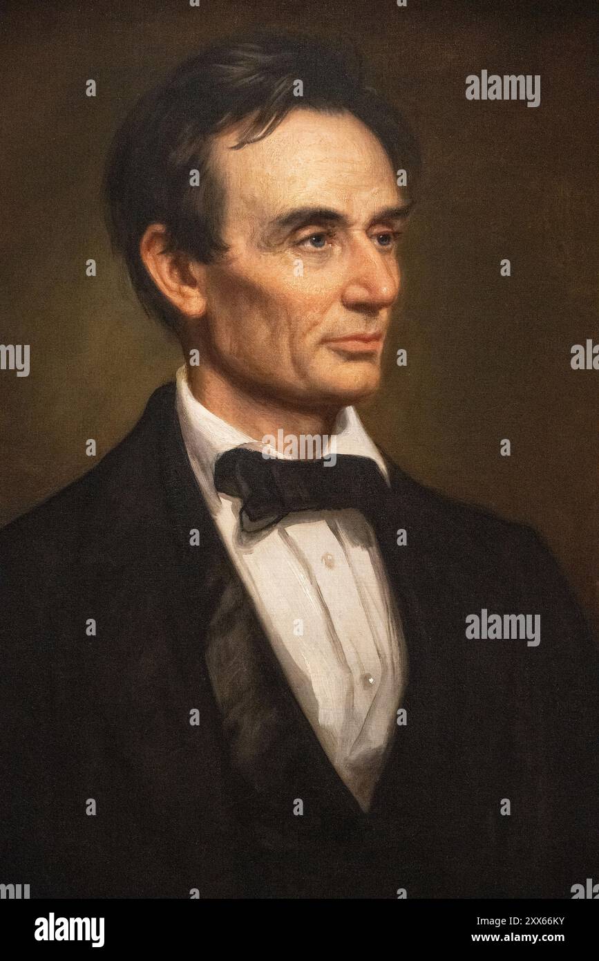 Abraham lincoln painting hi-res stock photography and images - Page 2 -  Alamy, image size:867x1390