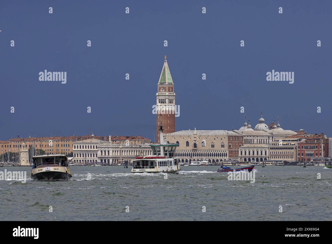 St. Mark's Rower City view of Venice, view of the city from the Canale della Giudecca ...