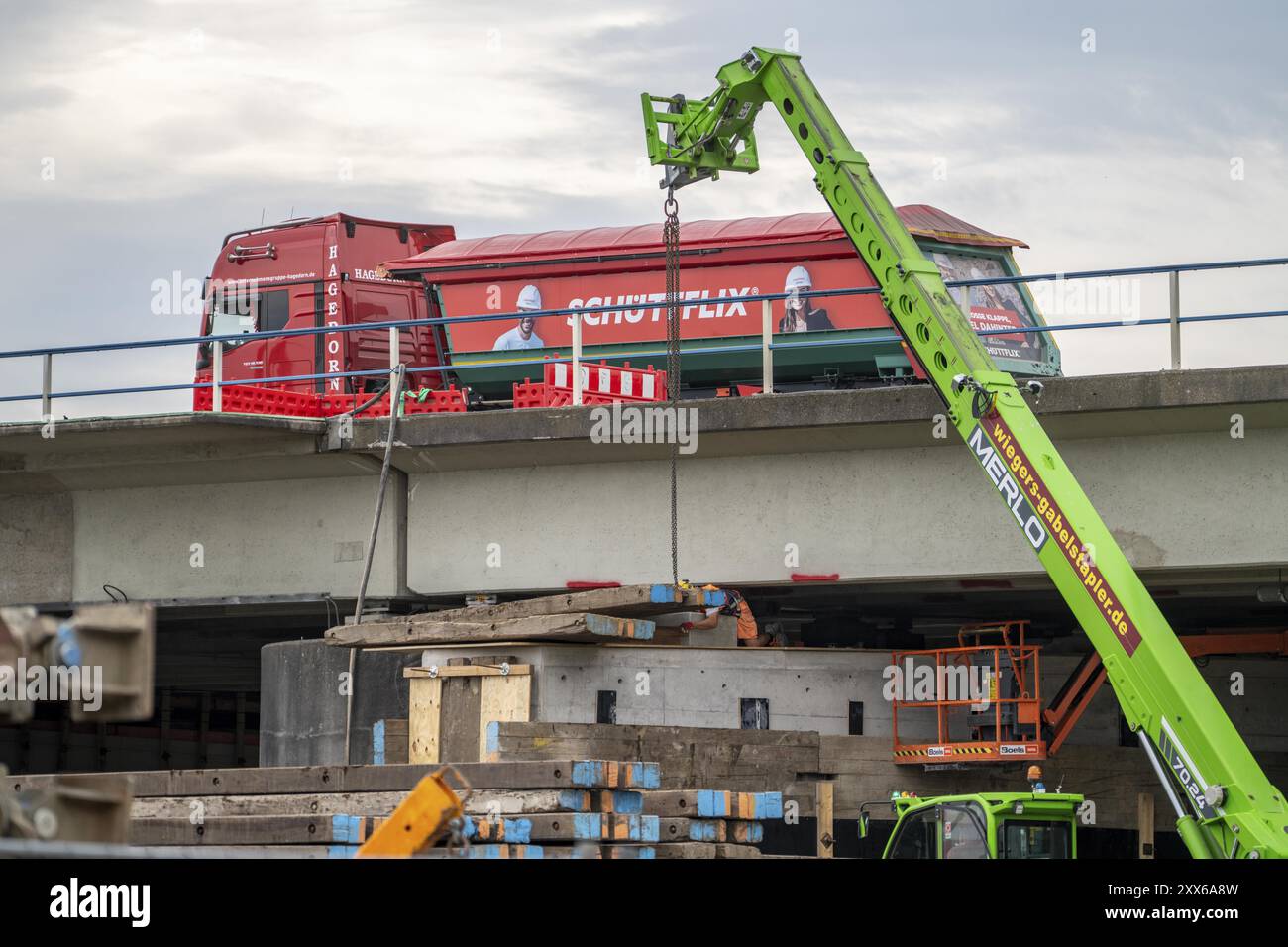 New motorway bridge being hi res stock photography and images Alamy