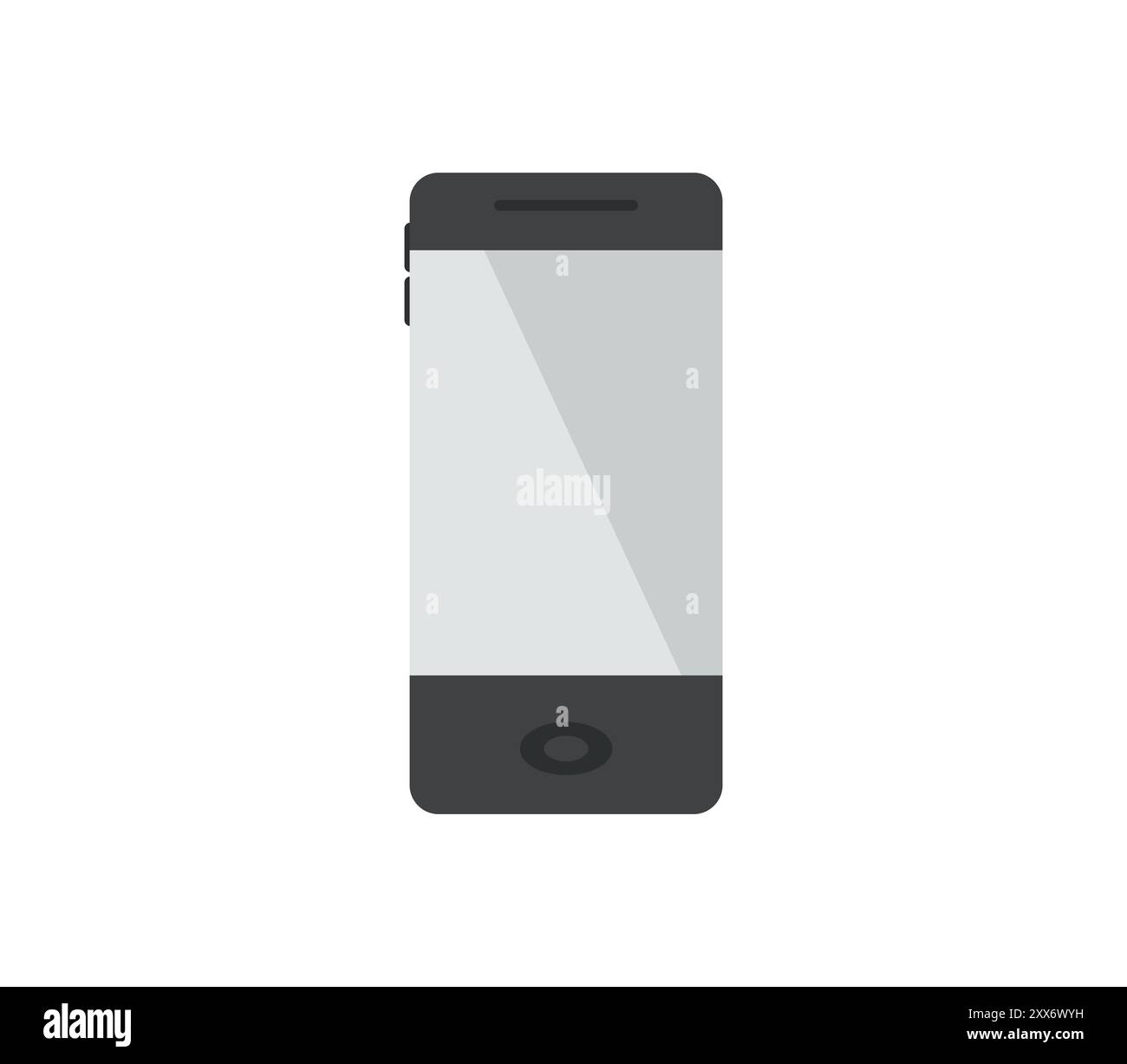 Smartphone icon illustrated in vector on white background Stock Photo ...