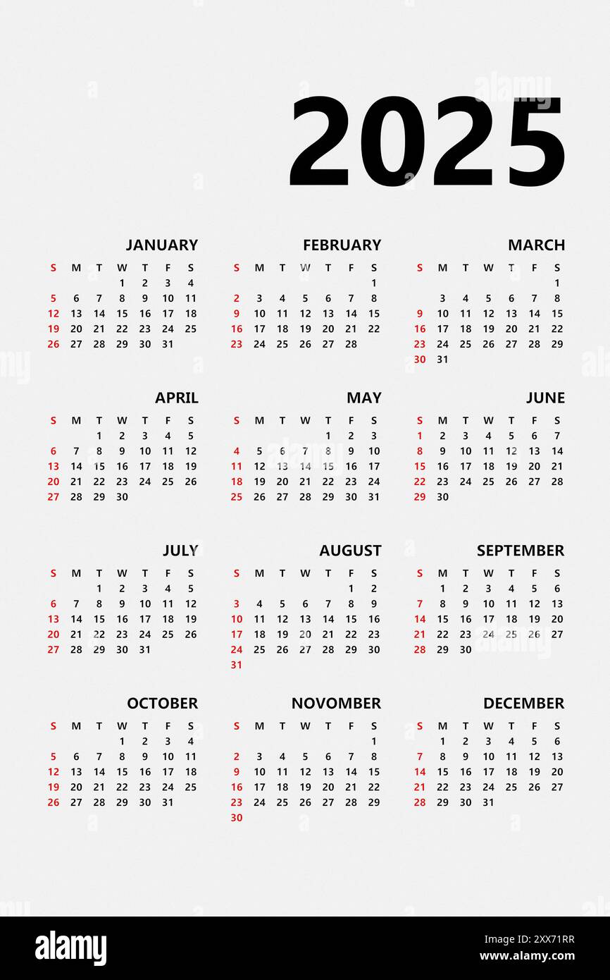 2025-calendar-page-hi-res-stock-photography-and-images-alamy