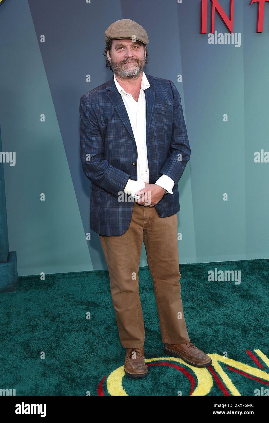 Hollywood, USA. 22nd Aug, 2024. Zach Galifianakis arriving to Hulu's ...