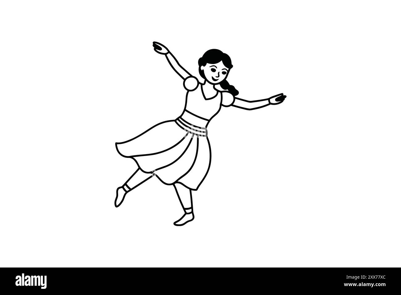 Dance pose style vector Stock Vector Image &amp; Art - Alamy