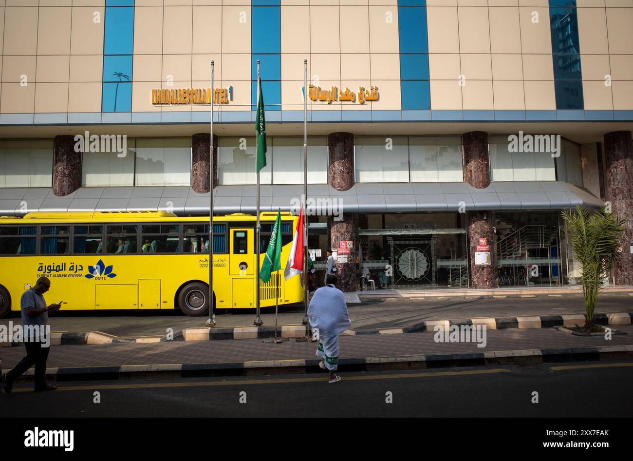 Mecca Saudi Arabia May 28 2024 Shalawat Bus Transportation Mecca Saudi Arabia May 28 2024 Shalawat Bus Transportation