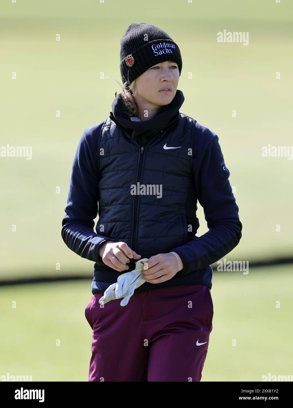 Nelly Korda during day two of the 2024 AIG Women's Open at St Andrews