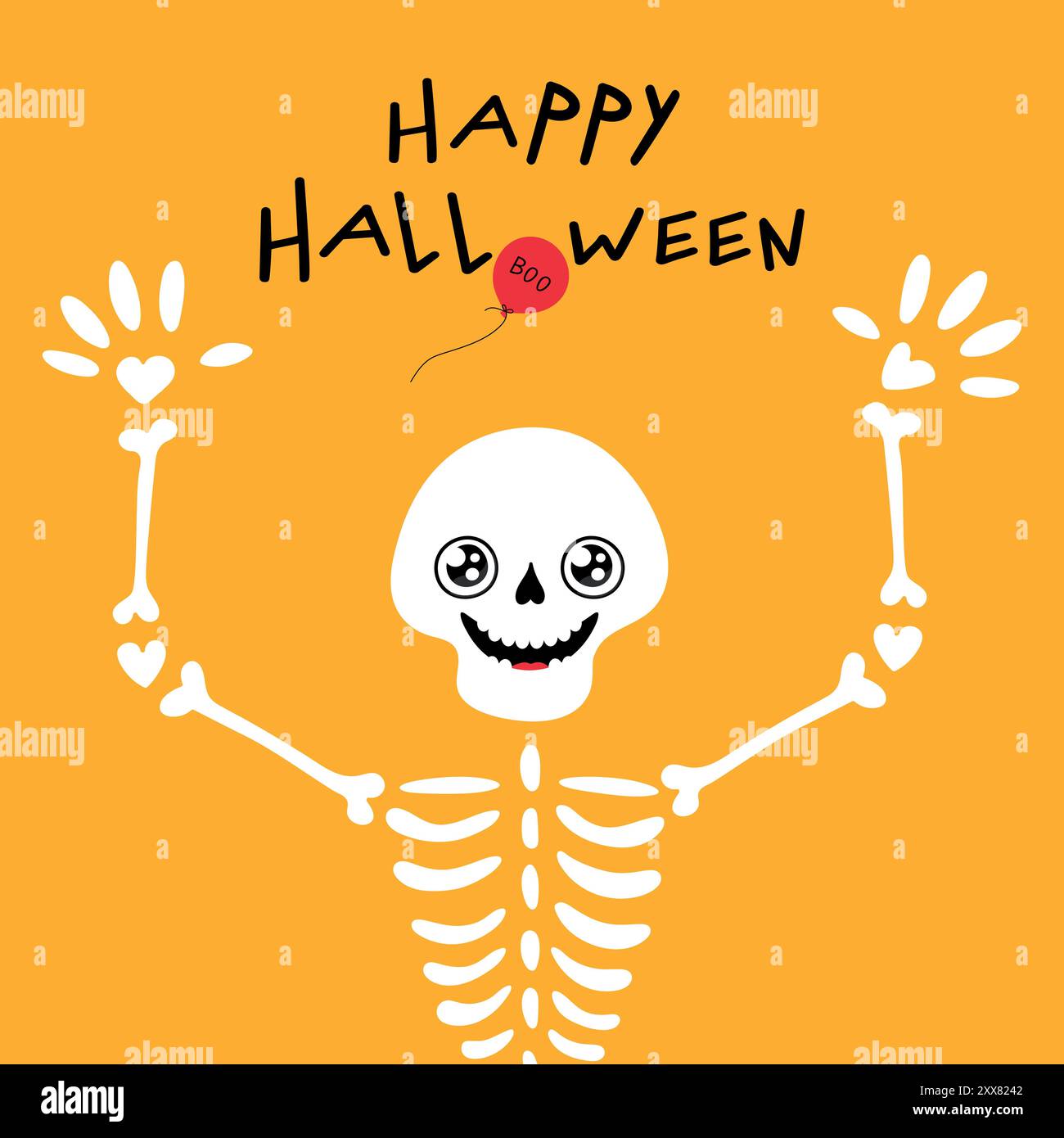 Cartoon skeleton hand hi-res stock photography and images - Alamy
