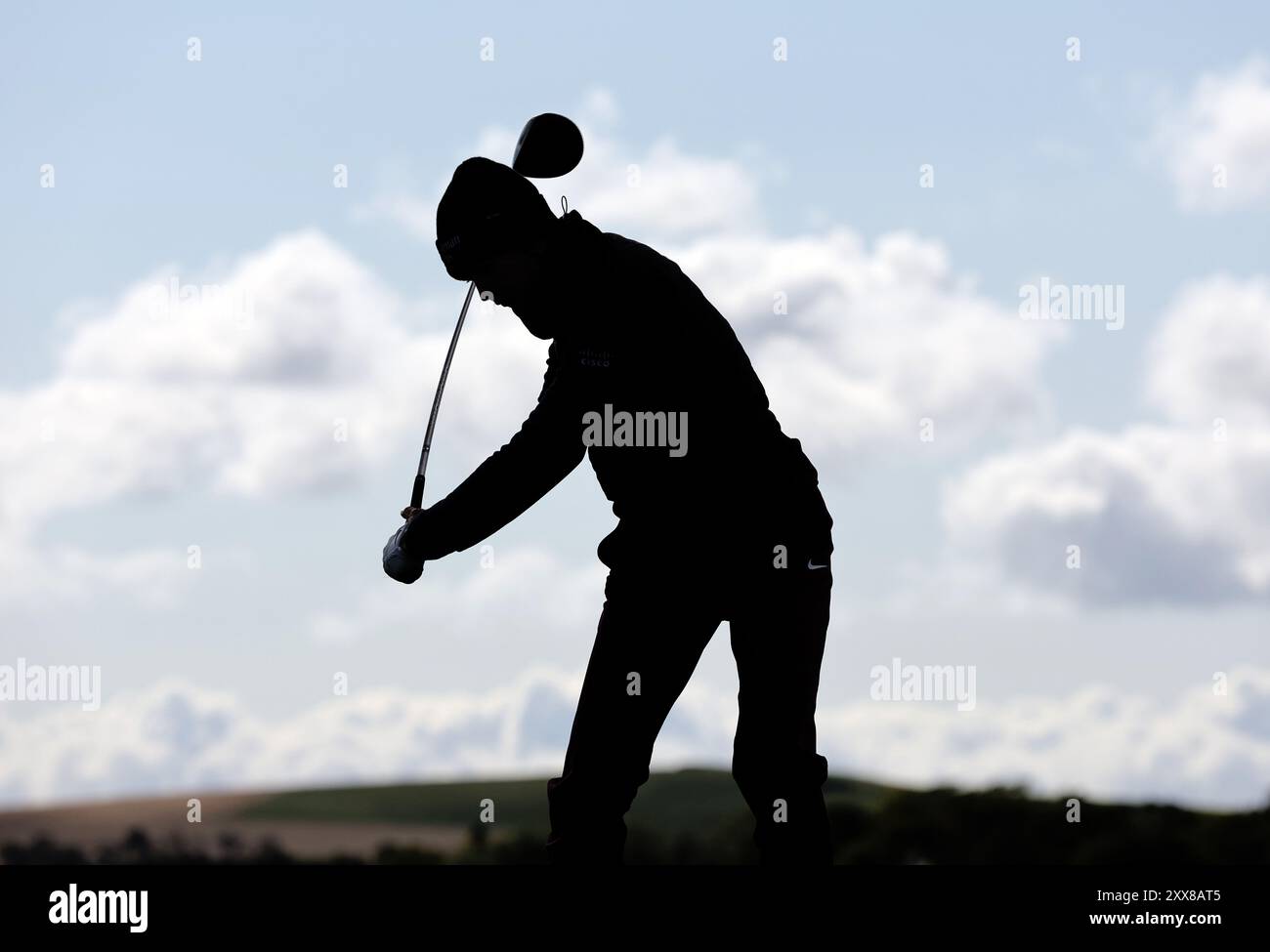 Nelly Korda during day two of the 2024 AIG Women's Open at St Andrews
