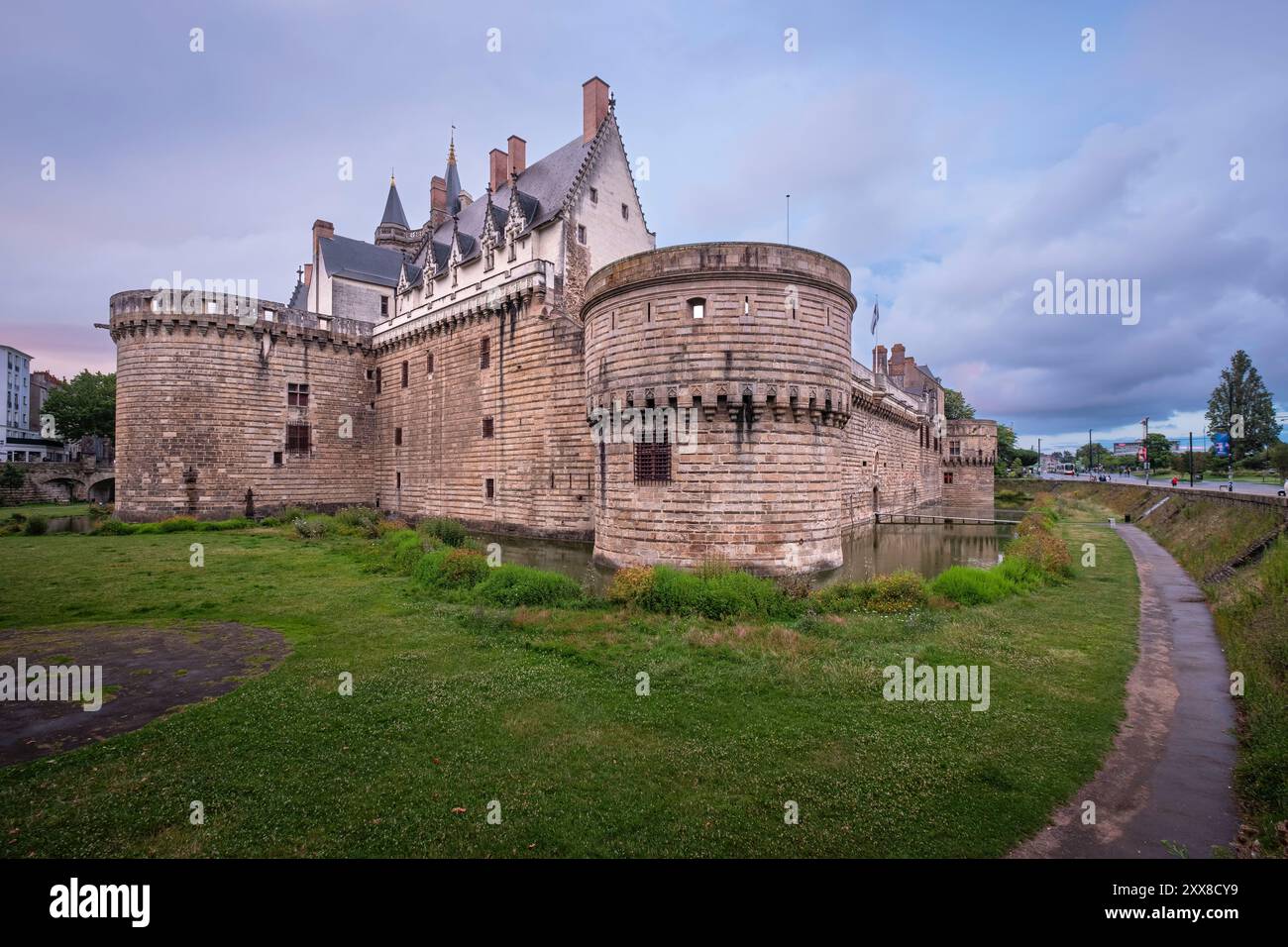 France Loire Atlantique Nantes Castle Of The Dukes Of Brittany Stock france-loire-atlantique-nantes-castle-of-the-dukes-of-brittany-stock