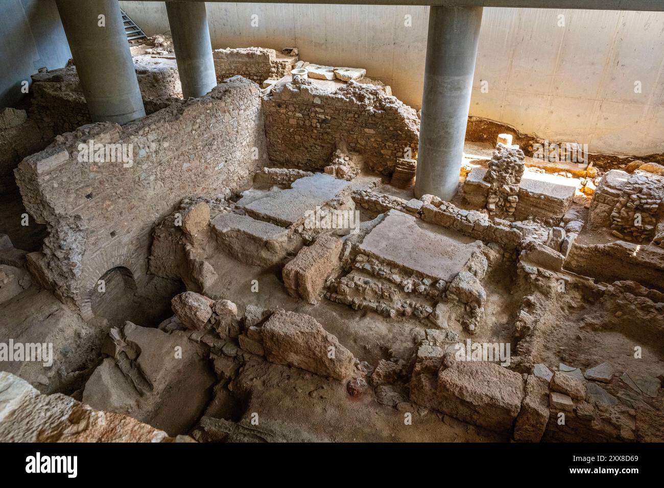 Greece, Athens, The Athens Acropolis Museum is one of the main archaeological museums in Athens, Greece. Stock Photo