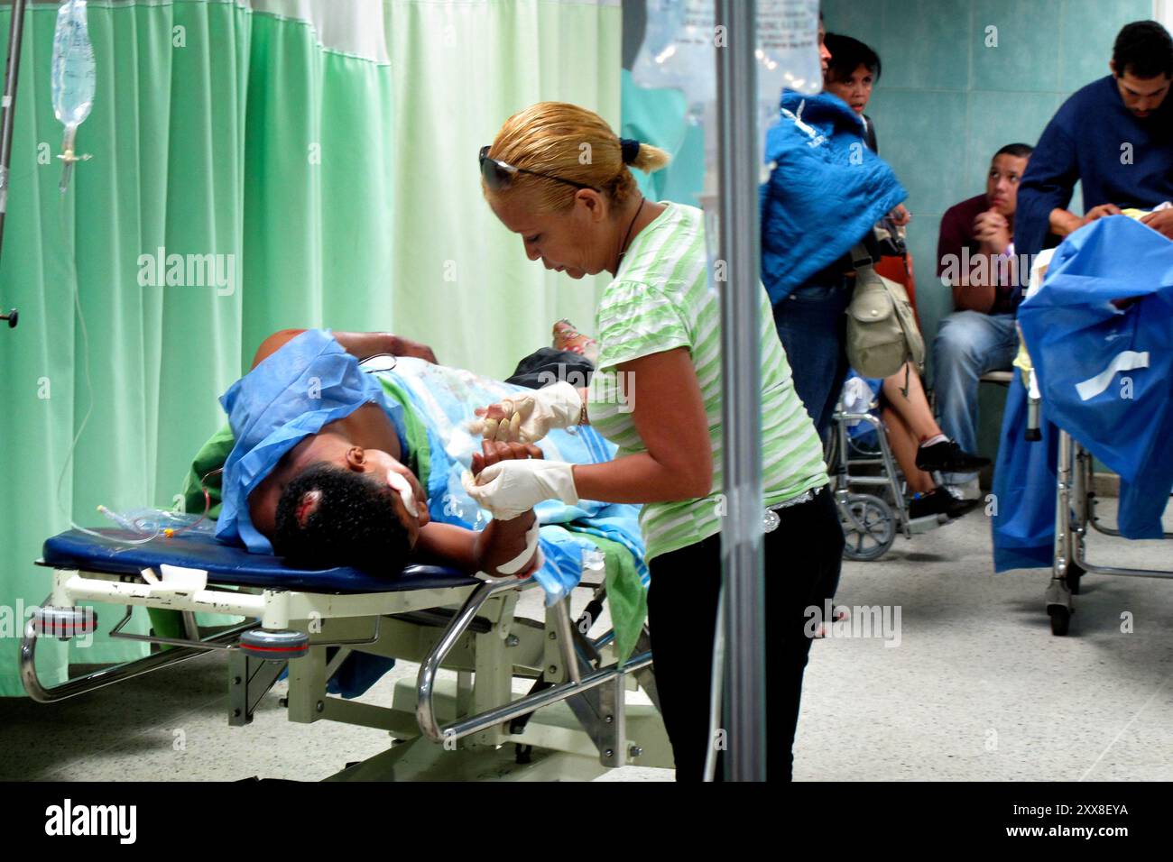 Hospital público saturado en México o Latinoamérica