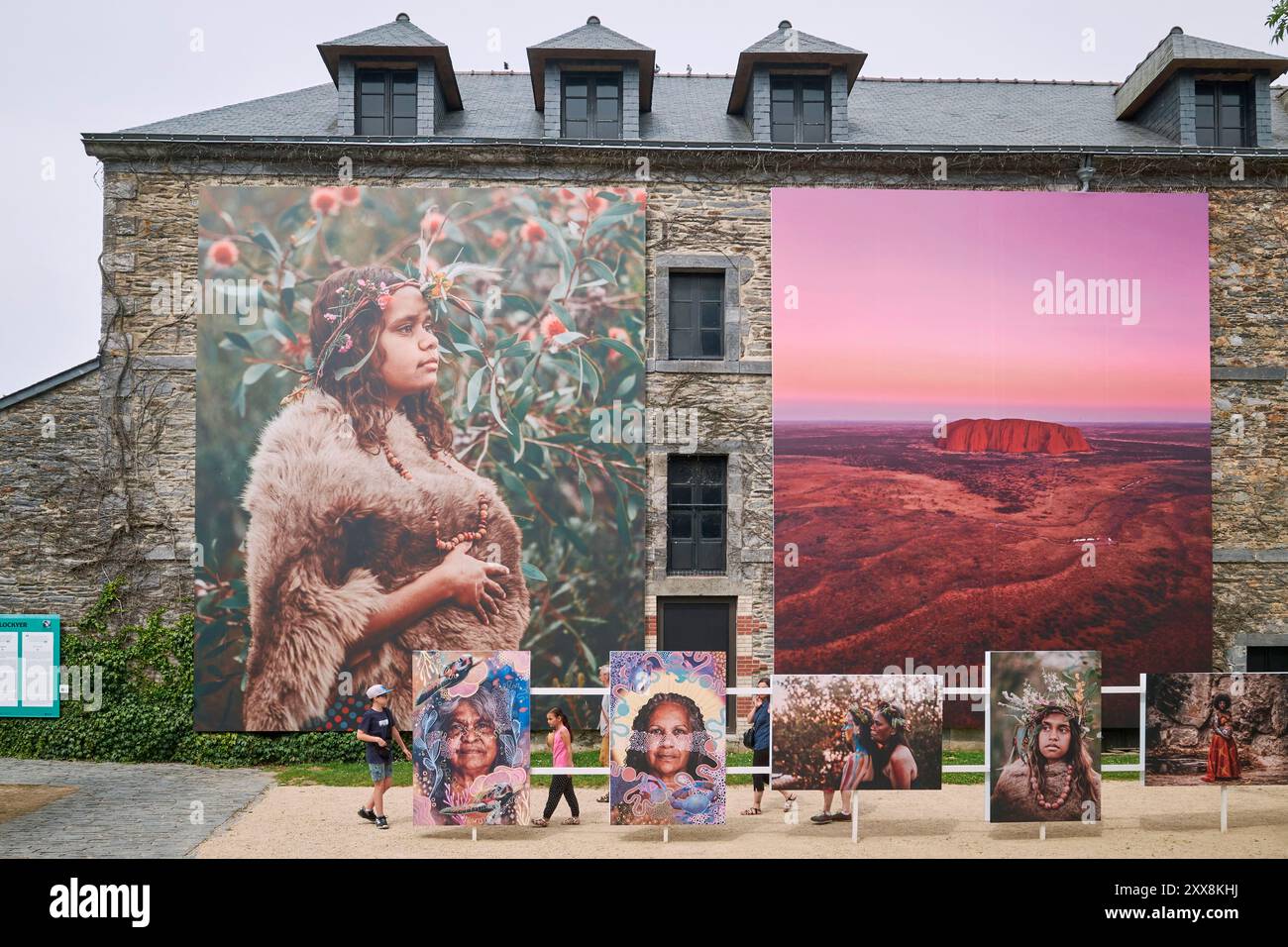 France, Morbihan, Aff valley, La Gacilly, the 2024 Photo Festival ...