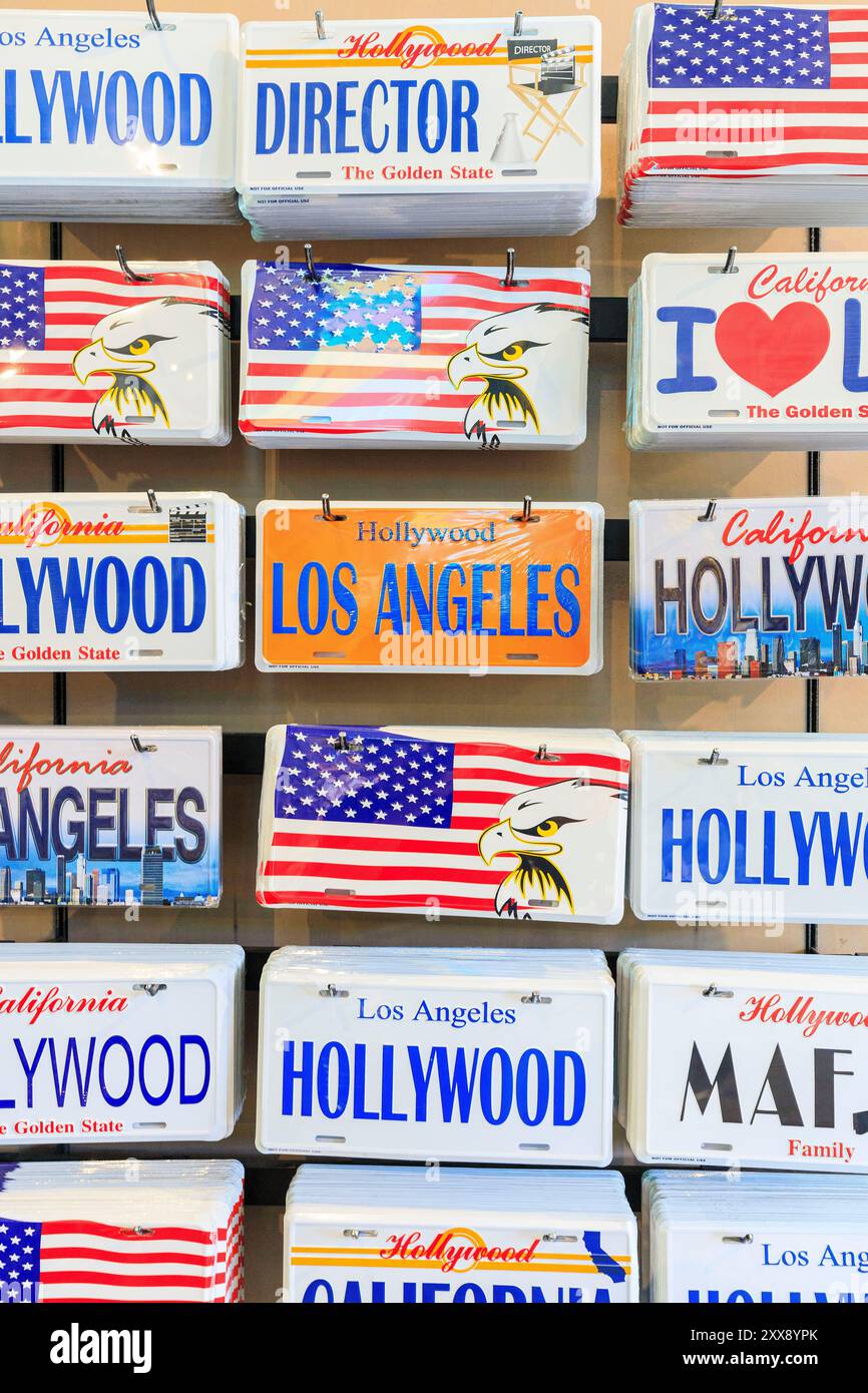 United States, California, Los Angeles, Hollywood, Hollywood Boulevard, souvenir shop Stock Photo