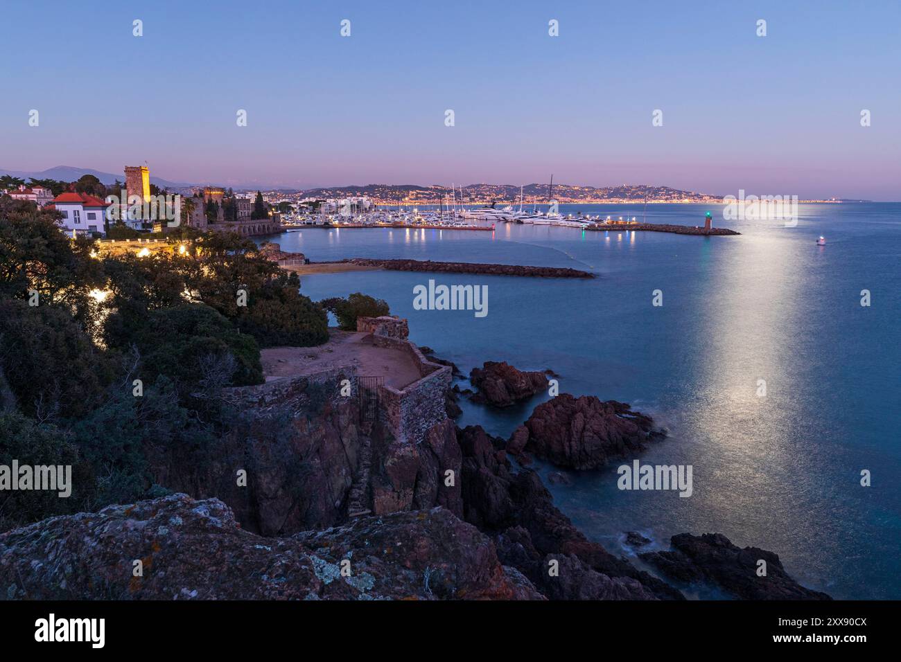 France, Alpes Maritimes, Gulf of La Napoule, Mandelieu La Napoule ...
