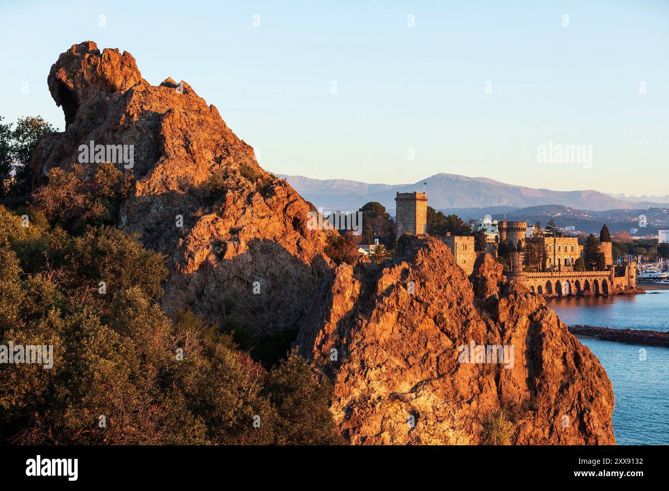 France, Alpes Maritimes, Mandelieu La Napoule, La Napoule castle (12th ...