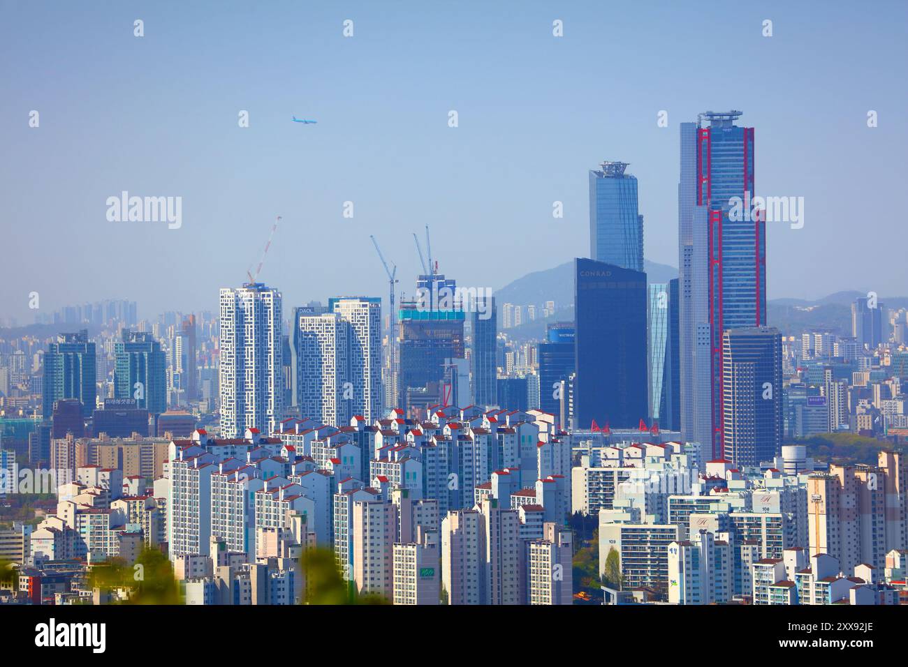 SEOUL, SOUTH KOREA - APRIL 8, 2023: Seoul cityscape in South Korea ...