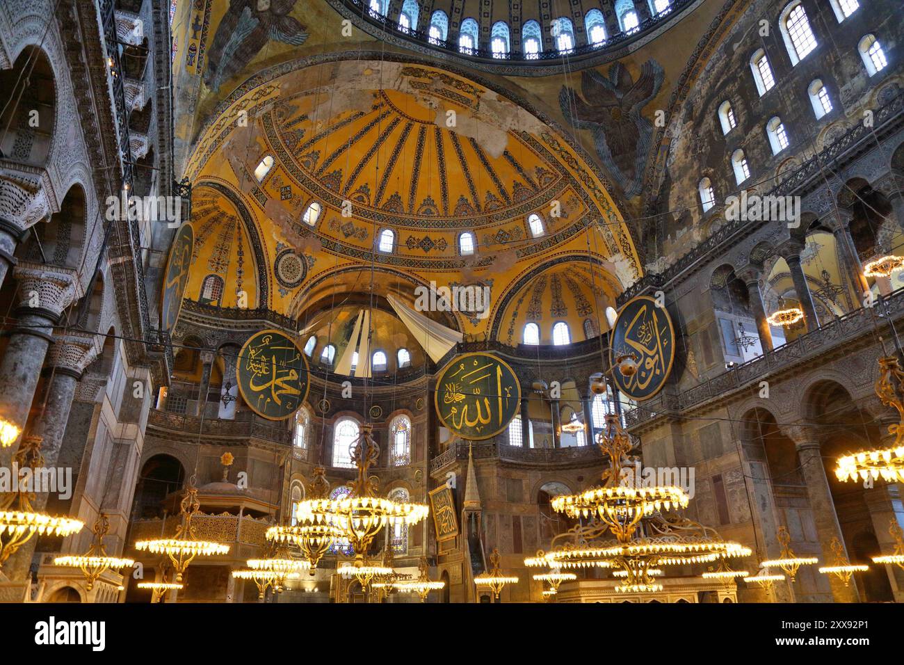 ISTANBUL, TURKEY - APRIL 11, 2023: Hagia Sophia Grand Mosque in ...