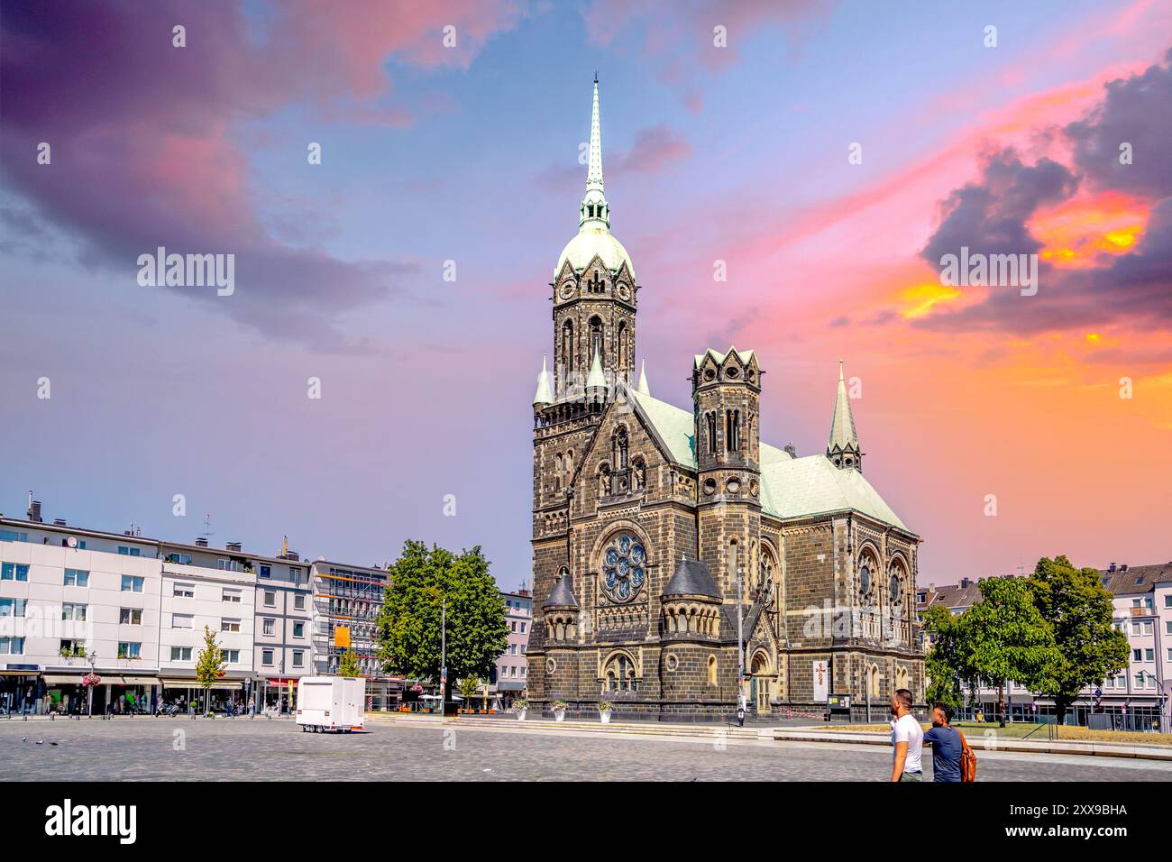 Monchen Old city of Moenchengladbach, Germany Stock Photo - Alamy