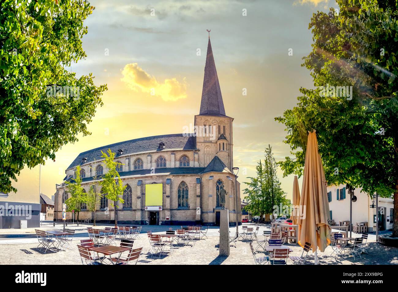 Monchen Old city of Moenchengladbach, Germany Stock Photo - Alamy