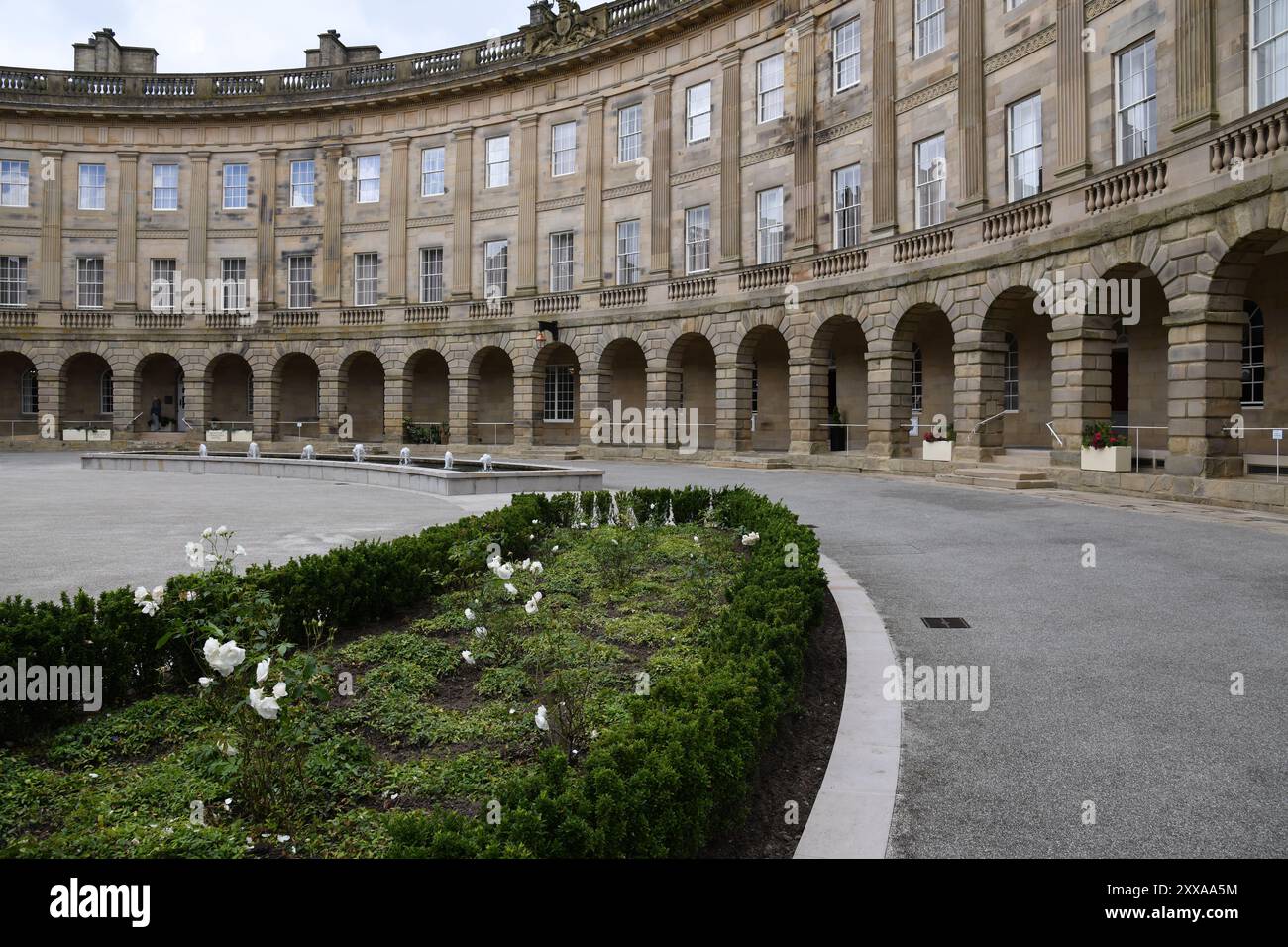 The Crescent Buxton Derbyshire Stock Photo