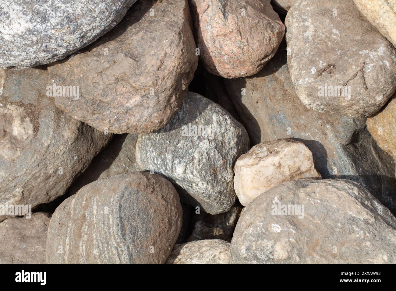 Gray and white rocks with dust in a close up view Stock Photo - Alamy