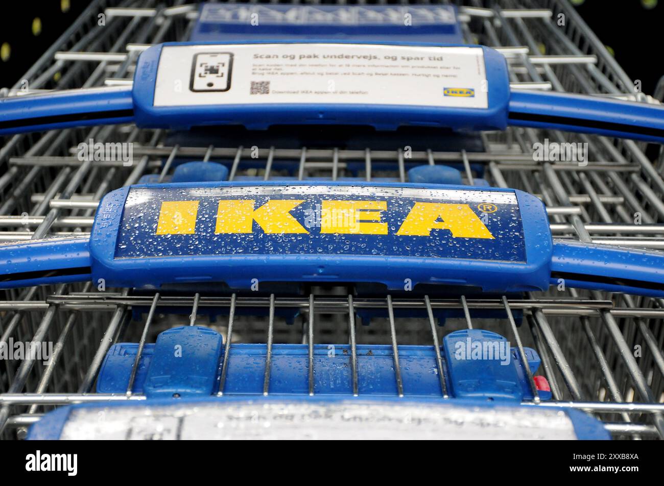 Copenhagen/ DenmarK/ 23 August 2024/Swedish ikea store wind turbine ...