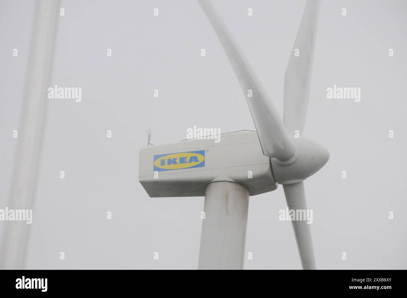 Copenhagen/ DenmarK/ 23 August 2024/Swedish ikea store wind turbine ...