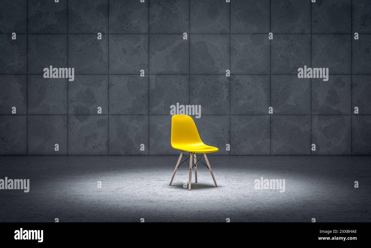 One chair empty room hi-res stock photography and images - Alamy