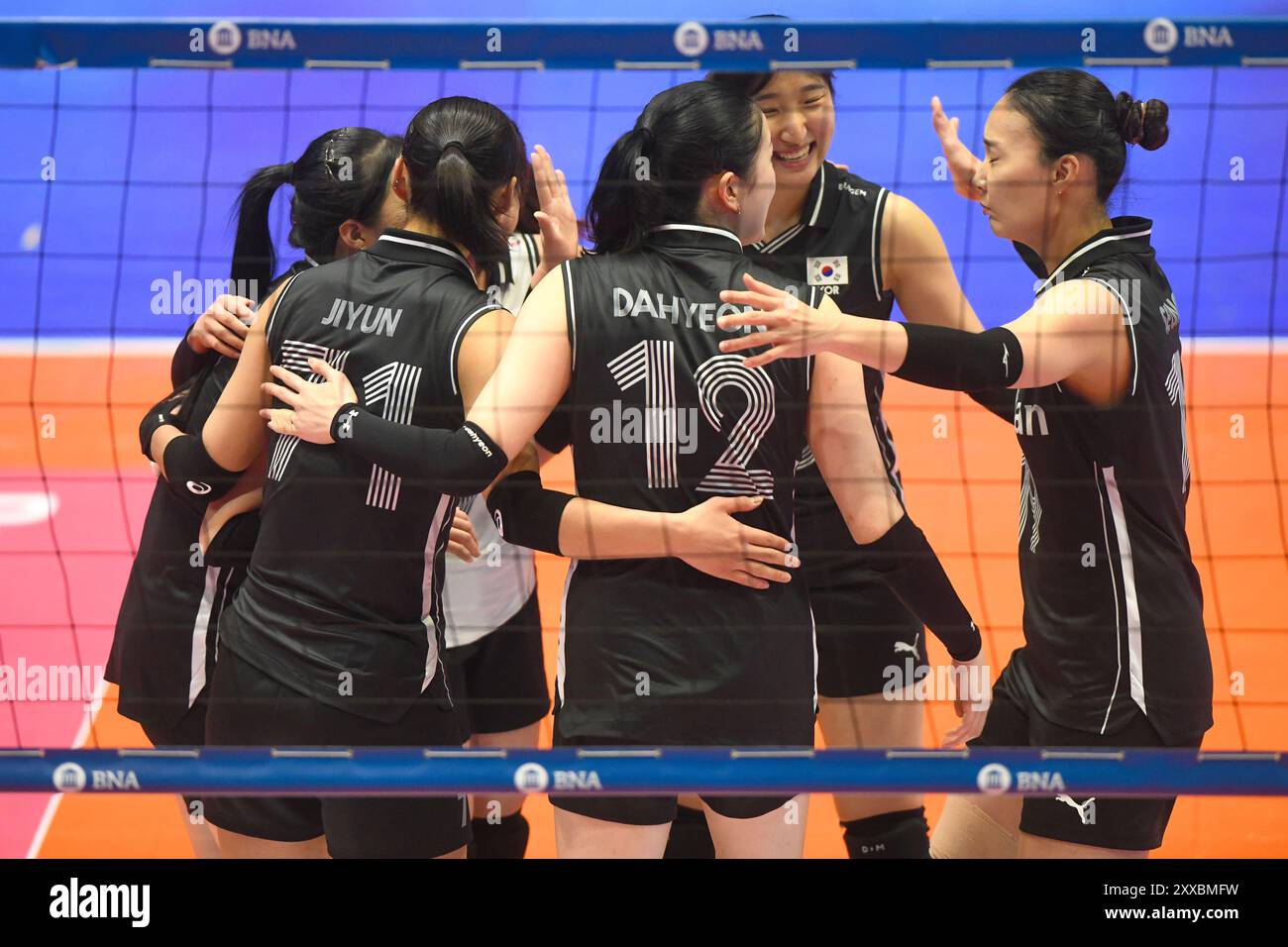 South Korea Women's Volleyball National Team. Women's Volleyball Stock