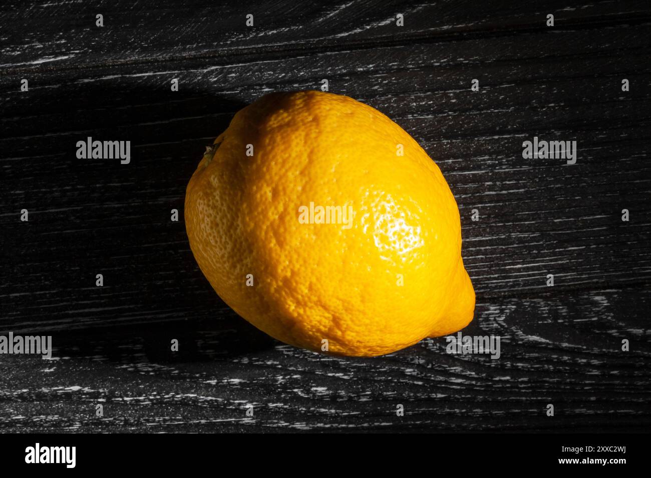 Lemon On Black Wood Background Top View Stock Photo Alamy Lemon On Black Wood Background Top View Stock Photo Alamy