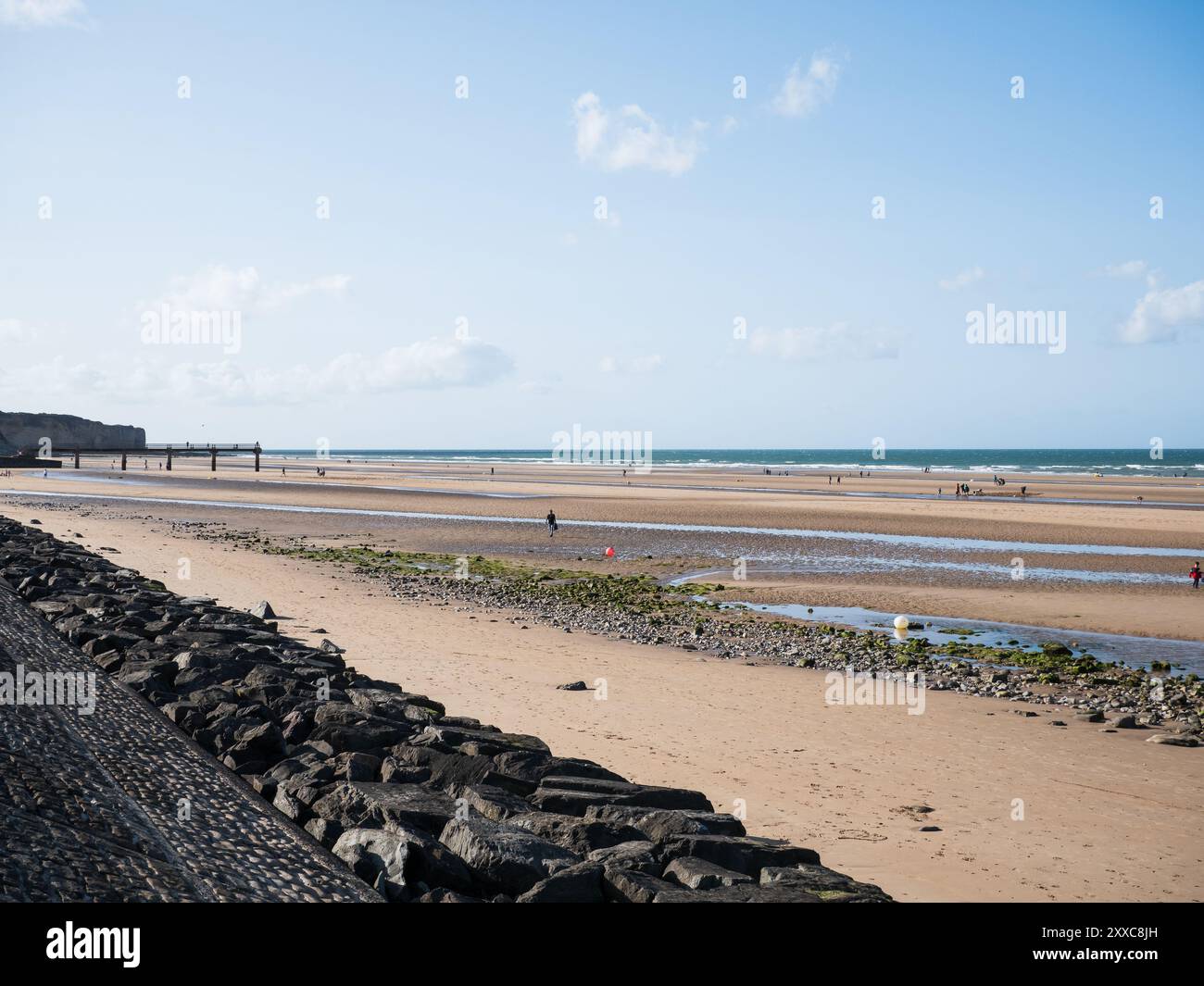 Omaha Beach, France: August 20th 2024: Omaha Beach in Normandy, France ...