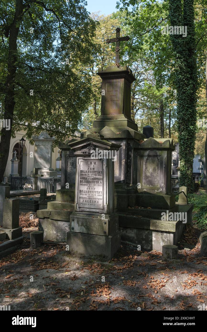 Madrid, Spain. 23rd Aug, 2024. View of Powazki Cemetery in Warsaw was founded in 1790, it is the most famous cemetery in Poland due to the large number of personalities who rest there.Warsaw August 23, 2024 (Photo by Oscar Gonzalez/Sipa USA) Credit: Sipa USA/Alamy Live News Stock Photo