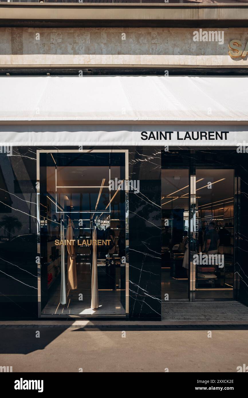 Yves saint laurent logo hi-res stock photography and images - Alamy