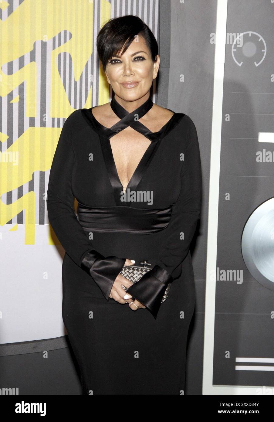 LOS ANGELES, CA, AUGUST 30, 2015: Kris Jenner at the 2015 MTV Video Music Awards held at the Microsoft Theater in Los Angeles, USA on August 30, 2015 Stock Photo