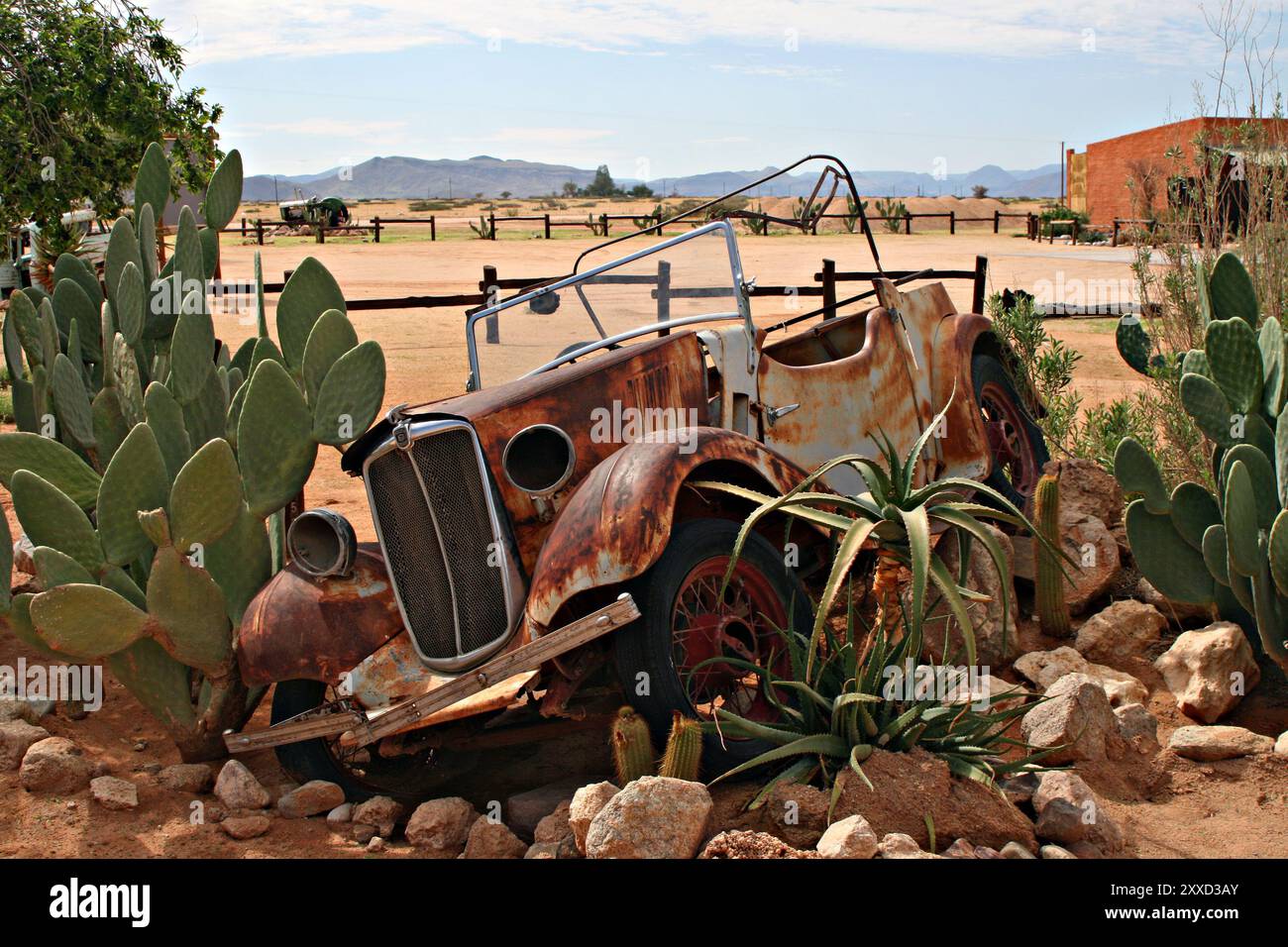 Oldtimer in Solitaire Namibia Stock Photo